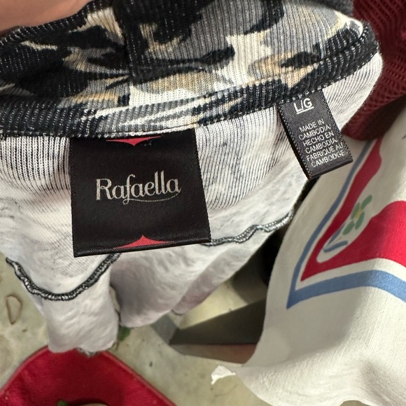 Rafaella Black and White Floral Cardigan - Picture 3 of 3